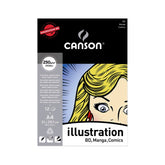 CANSON GRAPHIC ART PADS- ILLUSTRATION PAD A4 250 GSM 12 SHEETS - Al Masam Stationery LLC